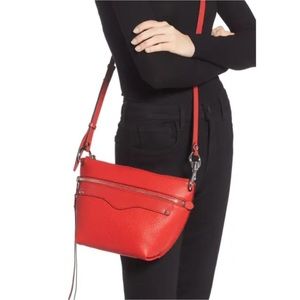 NWT Rebecca Minkoff Leather Tomato Hayden Crossbody/Shoulder Bag